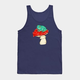 Frog on a Mushroom Tank Top